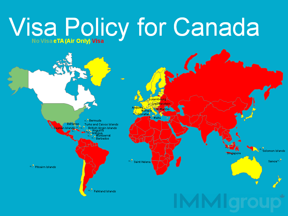 Canada Visitor Visa TRV Immigroup We Are Immigration Law