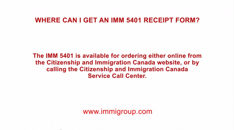 Paying your CIC Fees in Canada-the IMM 5401 Fee Receipt